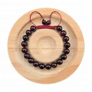 دستبند سنگ گارنت سرخ