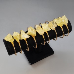 بنگل (دستبند) سنگ سیترین راف