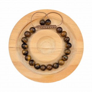 دستبند سنگ چشم ببر درجه 3