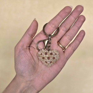 جاکلیدی قلب سه بعدی سیترین