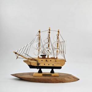 کشتی چوبی وارداتی 15 سانت