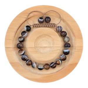 دستبند سنگ عقیق باباقوری