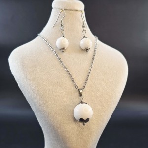 نیم ست صدف تریداکنا با متریال استیل