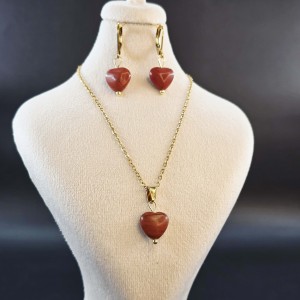 نیم ست قلبی جاسپر