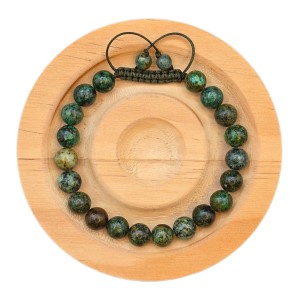 دستبند سنگ فیروزه آفریقایی(مردانه)