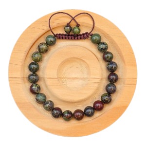 دستبند سنگ خون اژدها (مردانه)