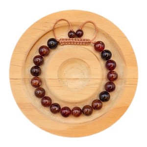 دستبند سنگ  هسونیت(گارنت نارنجی درجه 2)