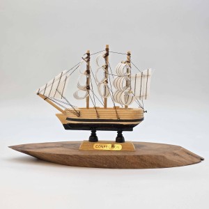 کشتی چوبی وارداتی 11 سانت