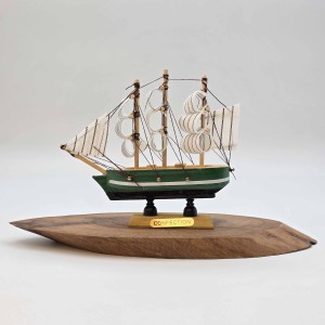 کشتی چوبی وارداتی 11 سانت