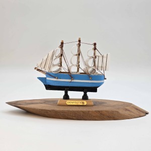 کشتی چوبی وارداتی 11 سانت