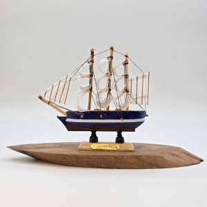 کشتی چوبی وارداتی 11 سانت