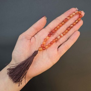 تسبیحک 33 عددی عقیق کارنلین