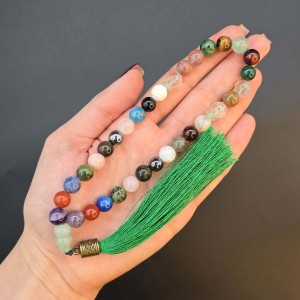 تسبیح 33 سنگ راز قدرت و شیخک کدوقلیانی اونتورین