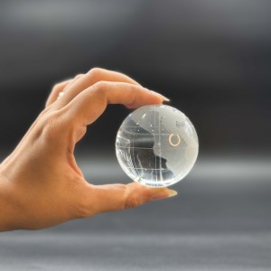 گوی کره زمین کریستالی بدون پایه