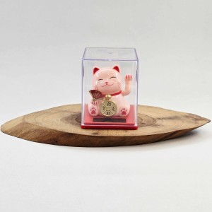 گربه شانس(ثروت)کوچک صورتی