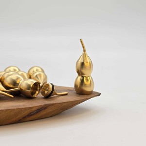 کدو  قلیانی برنجی سایز کوچک-4 سانتی