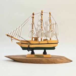 کشتی چوبی وارداتی 15 سانت