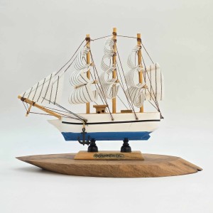 کشتی چوبی وارداتی 15 سانت