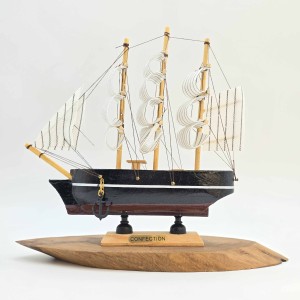 کشتی چوبی وارداتی 17 سانت