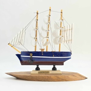 کشتی چوبی وارداتی 17 سانت