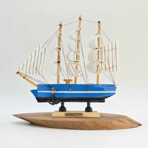 کشتی چوبی وارداتی 17 سانت