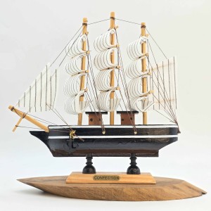 کشتی چوبی وارداتی 19 سانت