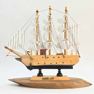 کشتی چوبی وارداتی 19 سانت