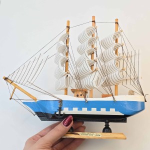 کشتی چوبی وارداتی 23 سانت