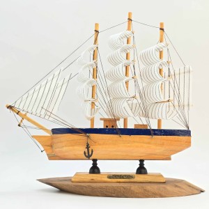 کشتی چوبی وارداتی 24 سانت