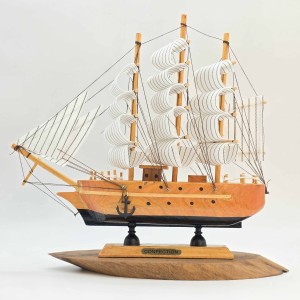 کشتی چوبی وارداتی 24 سانت