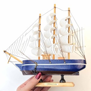 کشتی چوبی وارداتی 26 سانت