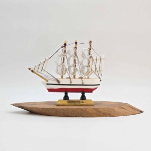 کشتی چوبی وارداتی 11 سانت