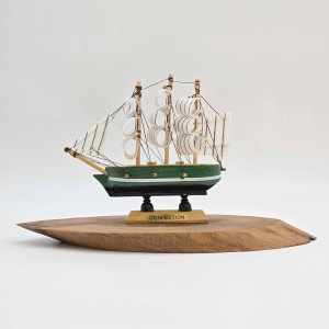 کشتی چوبی وارداتی 11 سانت