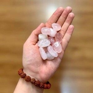 کوارتز صورتی تامبل ترکیبی