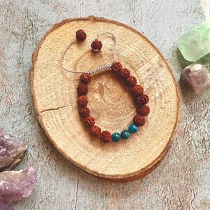 دستبند رودراکشا و آپاتیت