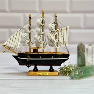 کشتی چوبی وارداتی 17 سانت