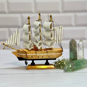 کشتی چوبی وارداتی 17 سانت