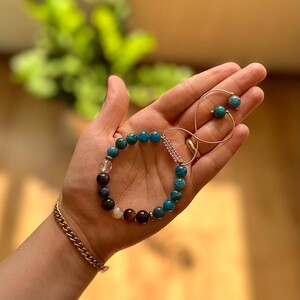 دستبند آپاتیت و هفت چاکرا