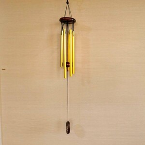 بادزنگ فلزی شش میله طلایی