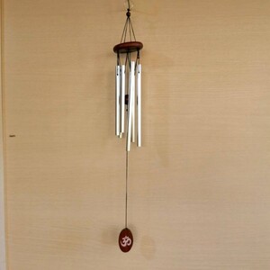 بادزنگ فلزی شش میله نقره ای