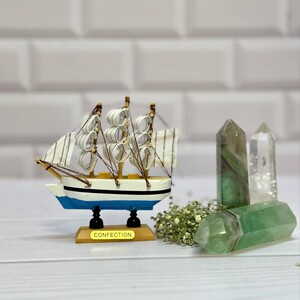 کشتی چوبی وارداتی 10 سانت