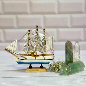 کشتی چوبی وارداتی 14 سانت