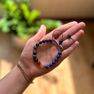 دستبند لاجورد و پنج عنصر