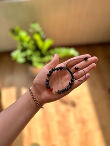 دستبند تورمالین   سیاه و پنج عنصر