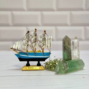 کشتی چوبی وارداتی 9 سانت