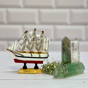 کشتی چوبی وارداتی 9 سانت