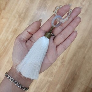 تسبیح انگشتی کریستال کوارتز(دٌر نجف)