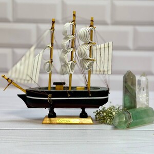 کشتی چوبی وارداتی 17سانت