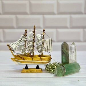 کشتی چوبی وارداتی 14 سانت