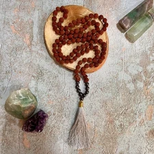 تسبیح  رودراکشا و حدید- 108  عددی